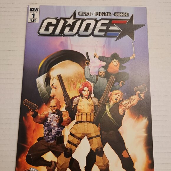 G.I. Joe #1 (2016) IDW, Vol. 5, Ariel Olivetti Cvr, NM - Picture 1 of 14